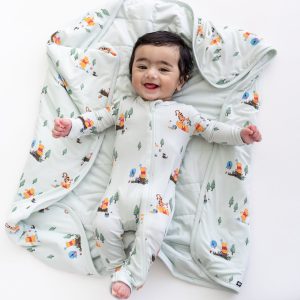Baby Blanket in Winnie the Pooh Hundred Acre Wood 1.0