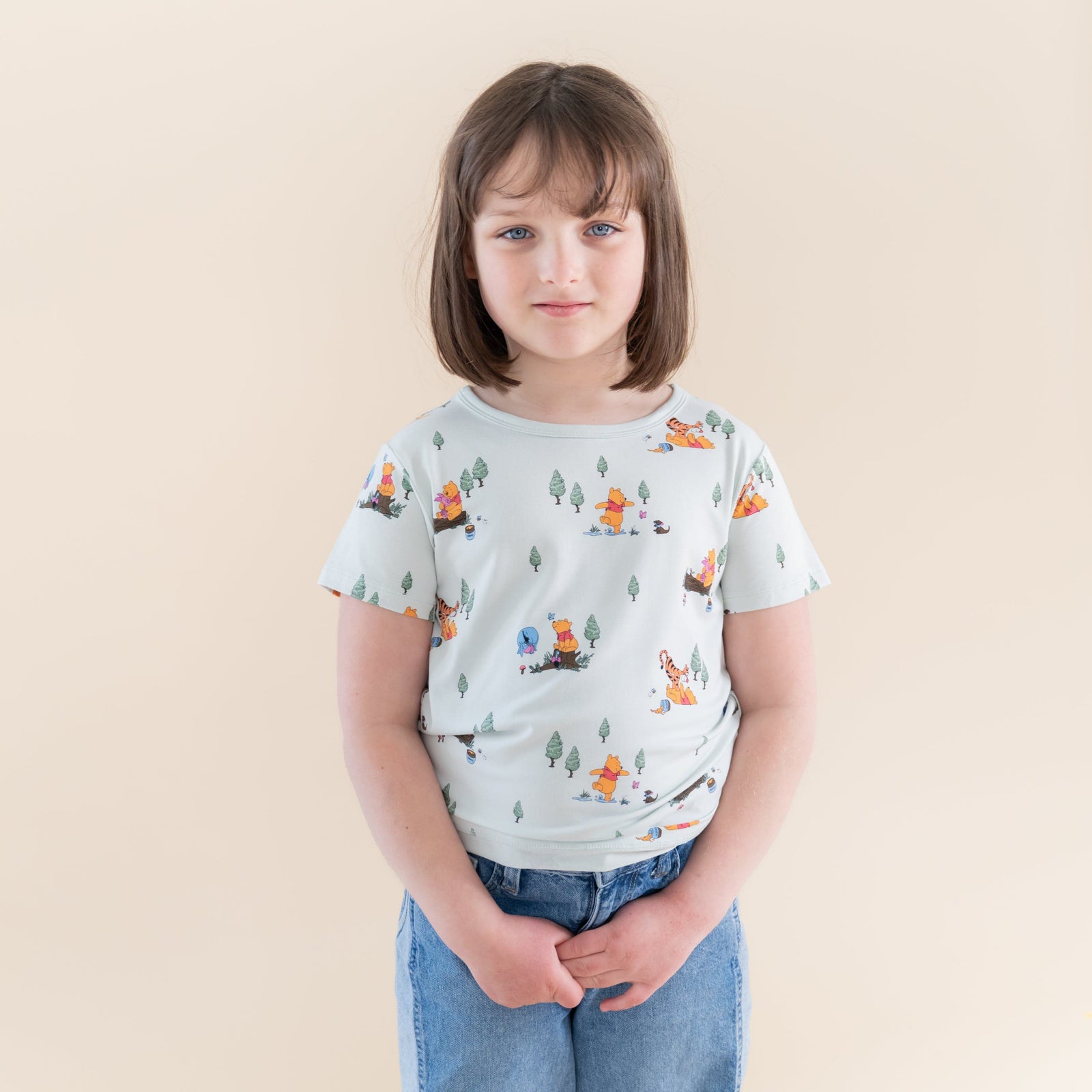 Toddler Basic Tee in Winnie the Pooh Hundred Acre Wood - Image 5