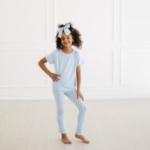 Toddler Basic Tee in Breeze