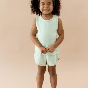 Tank Jogger Set in Basil