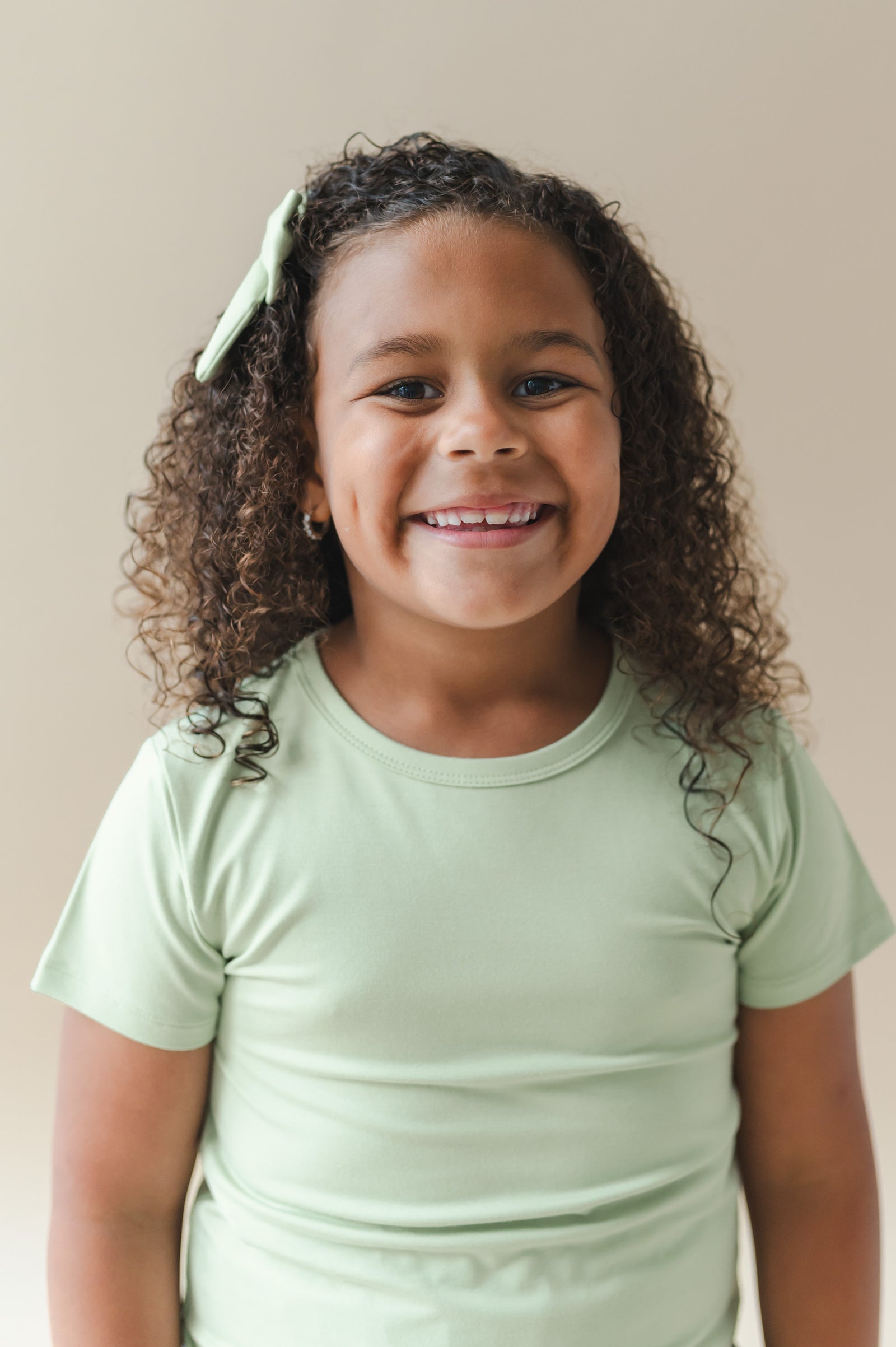 Toddler Basic Tee in Basil - Image 3