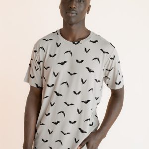Men's Crew Neck Tee in Bats
