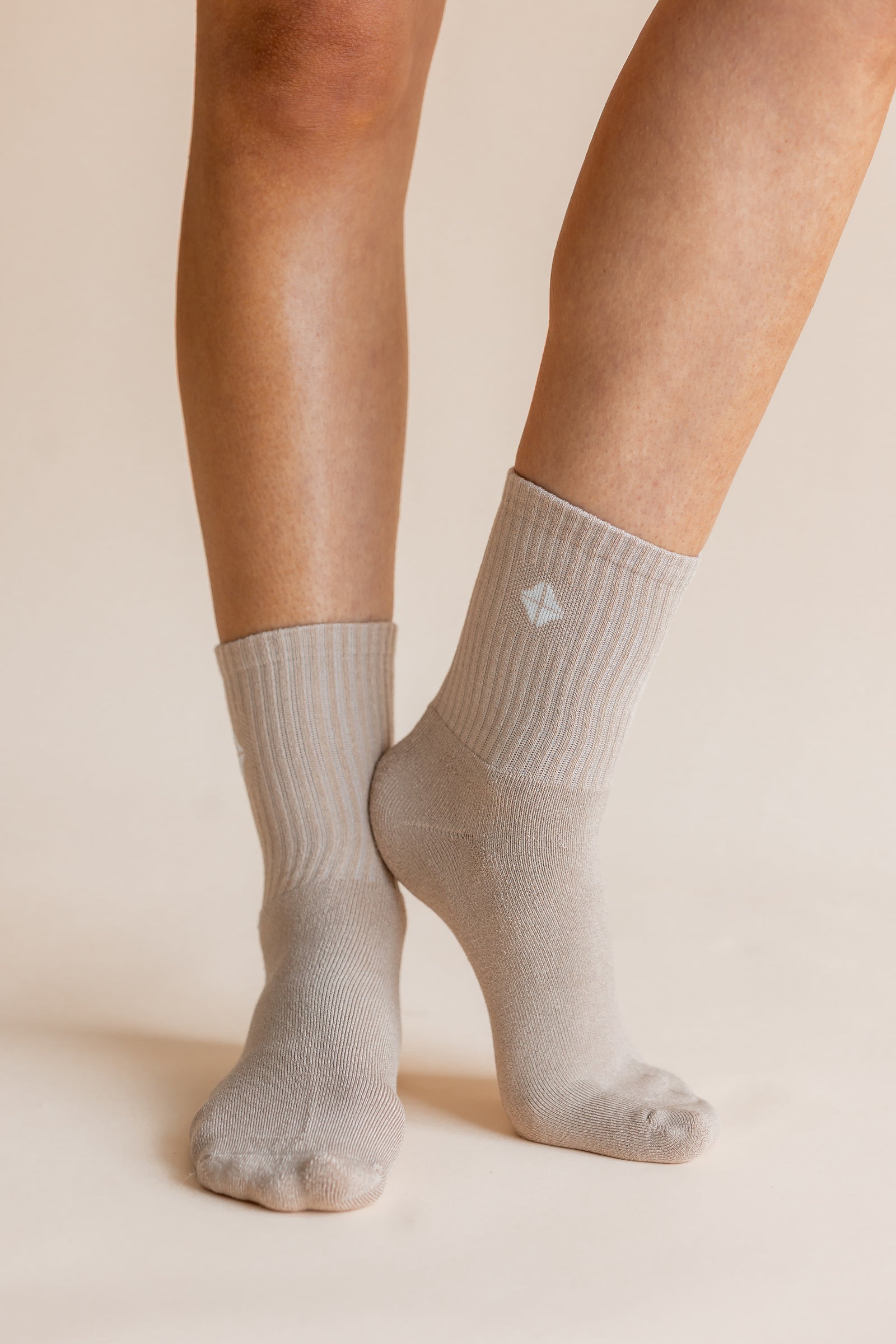 Adult Crew Socks in Bisque - Image 4