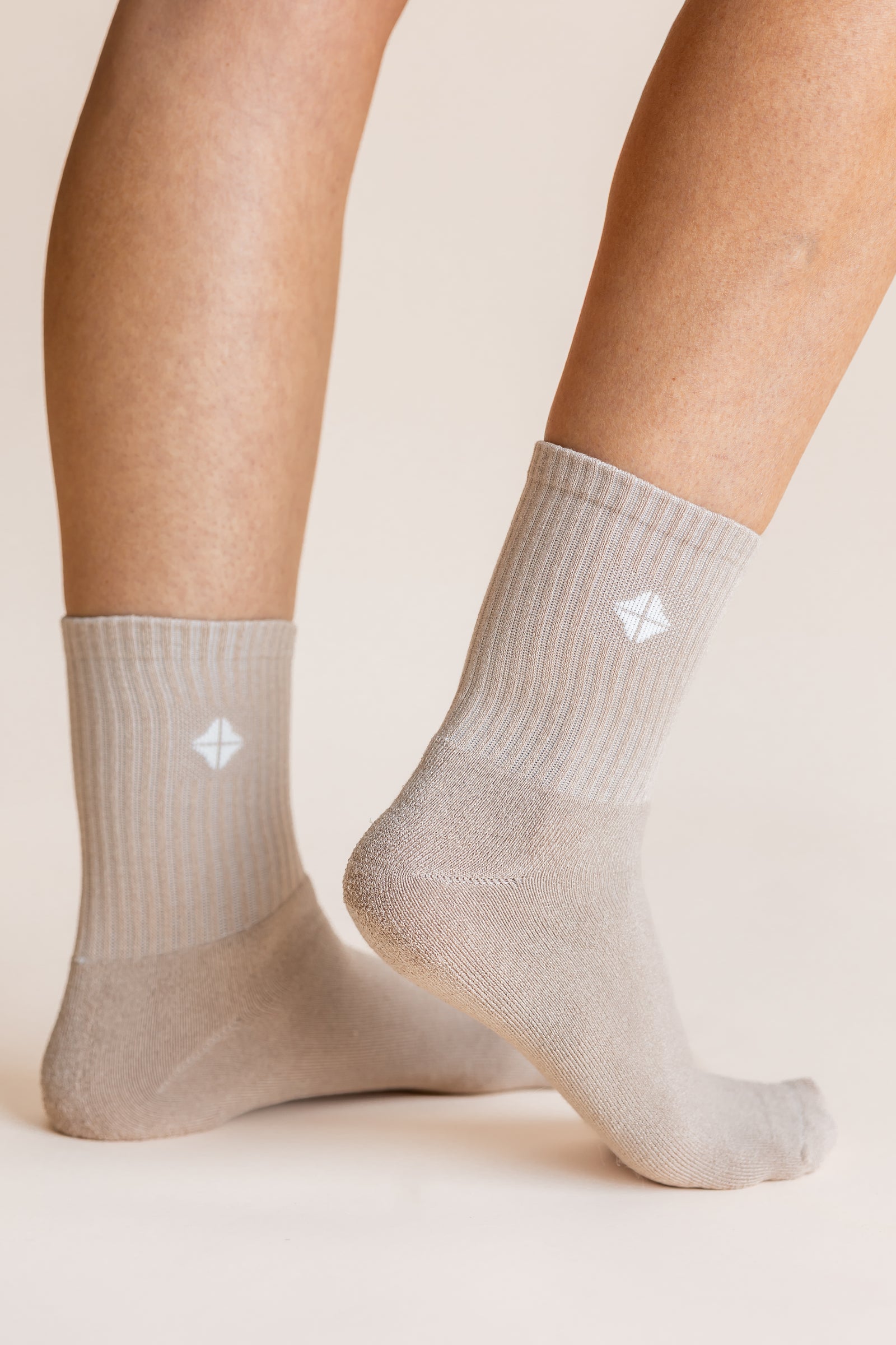 Adult Crew Socks in Bisque - Image 3
