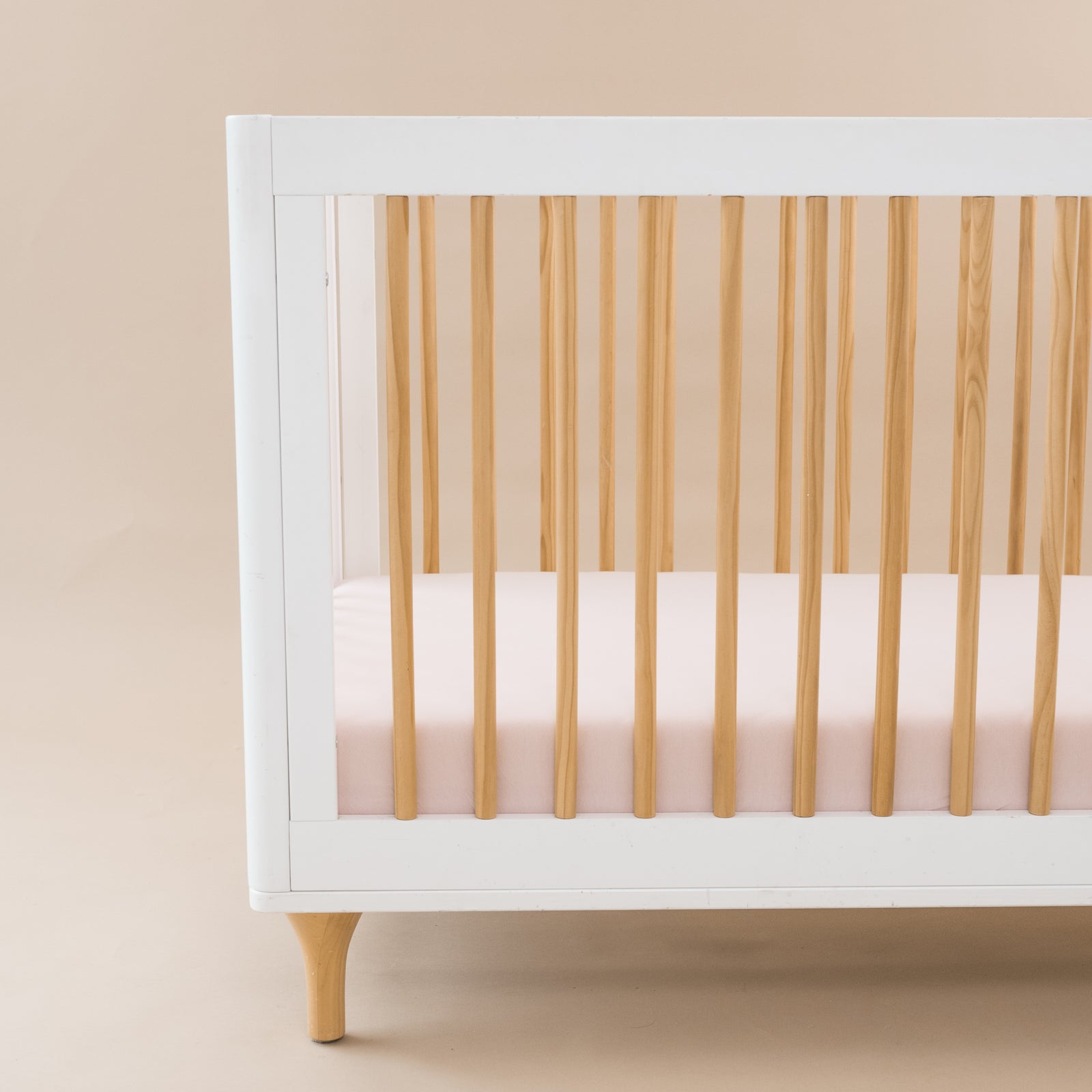 Crib Sheet in Blush - Image 2