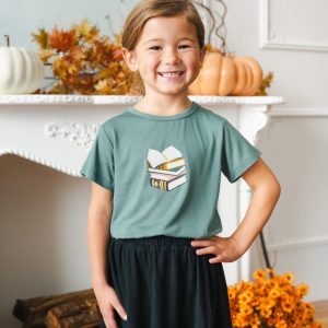 Toddler Basic Tee in Book Club on Pine