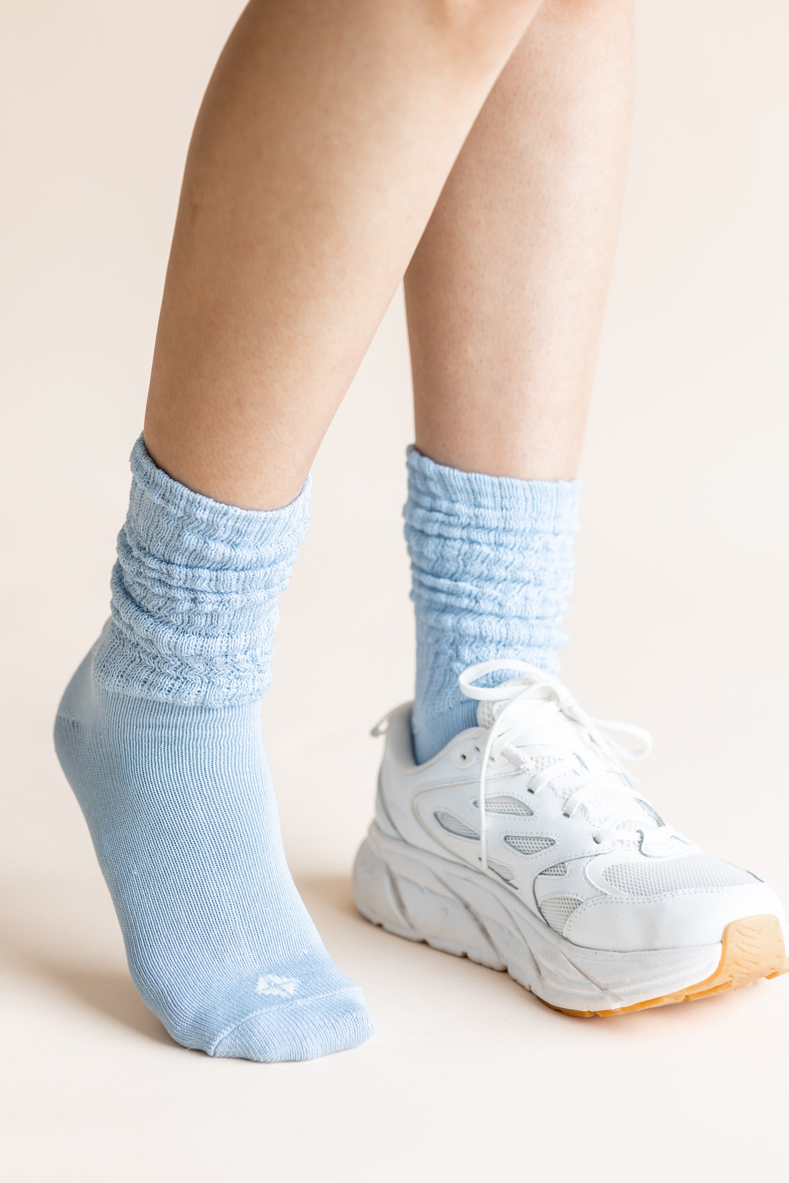 Adult Scrunch Socks in Breeze - Image 3