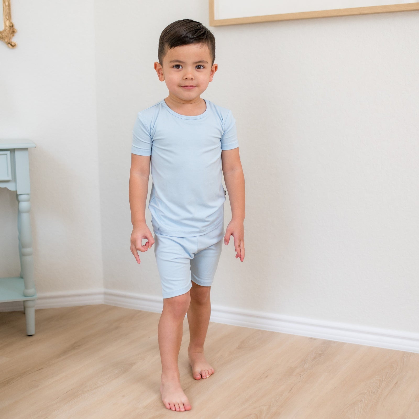 Short Sleeve Pajamas in Breeze - Image 7