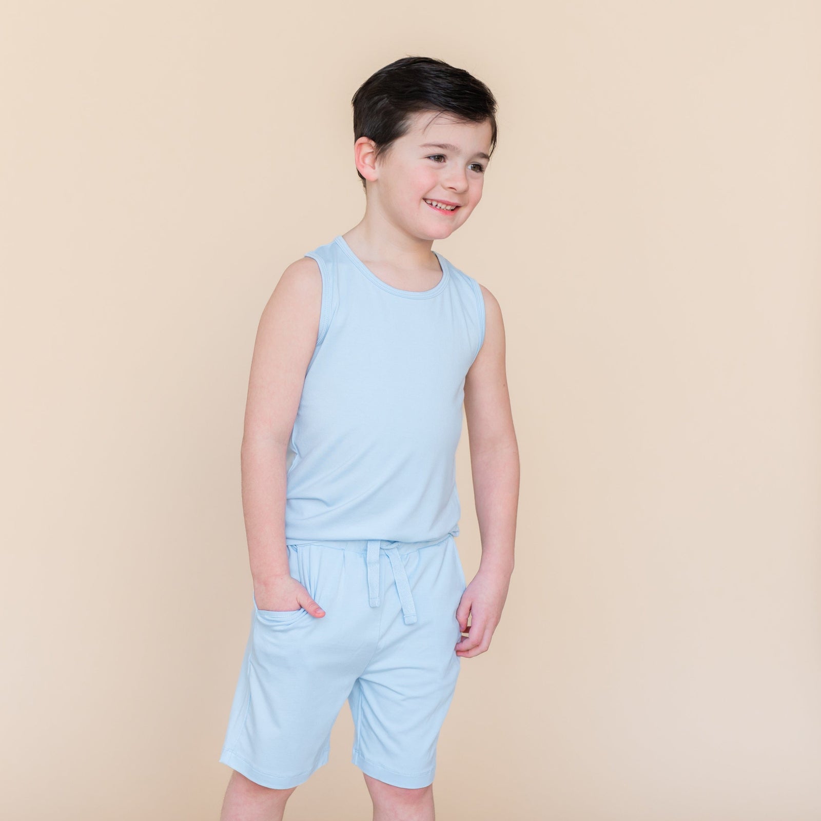 Drawstring Short in Breeze - Image 4