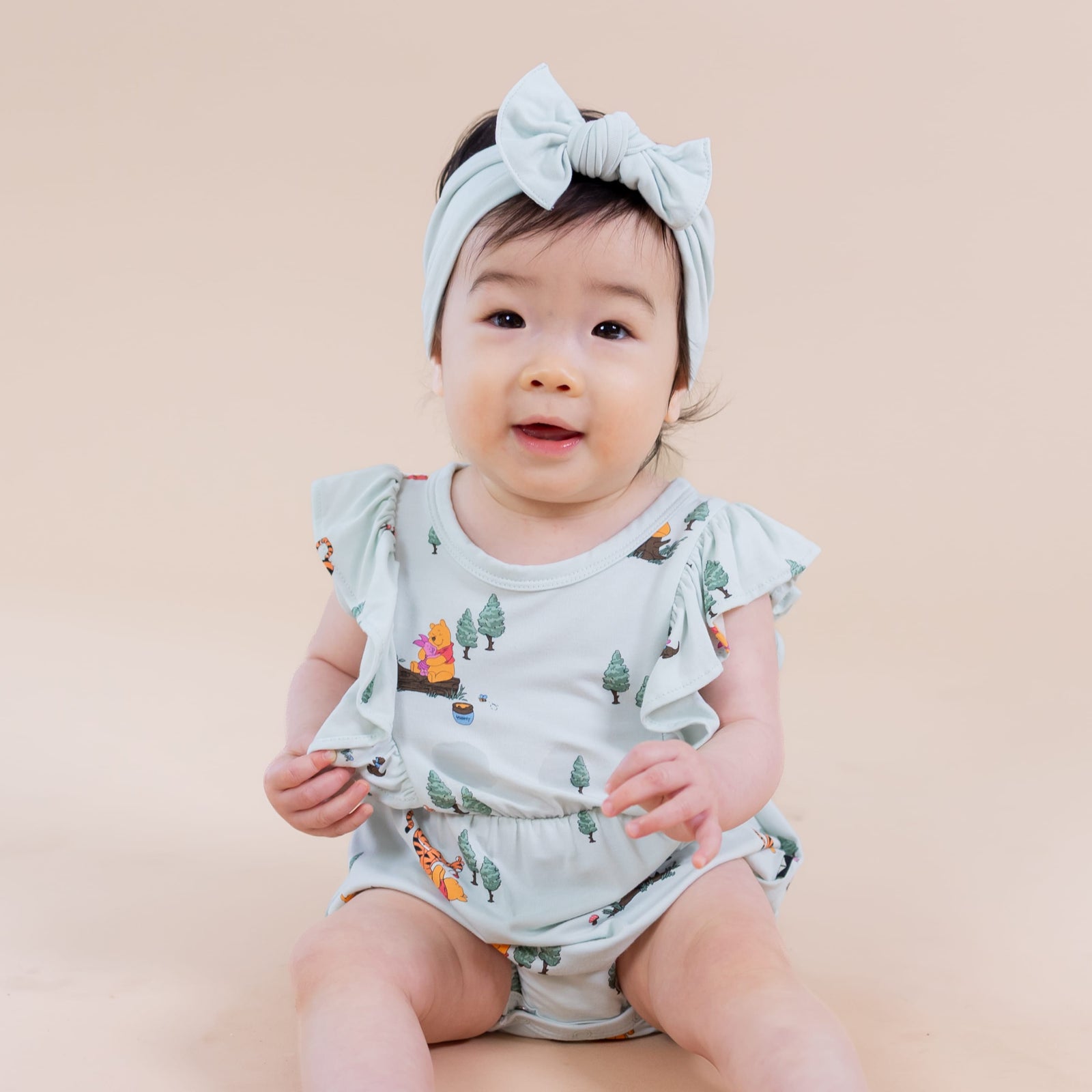Bubble Romper in Winnie the Pooh Hundred Acre Wood - Image 3