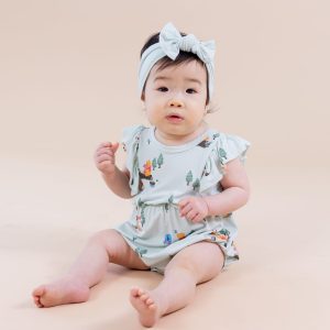 Bubble Romper in Winnie the Pooh Hundred Acre Wood