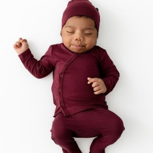 Take Me Home Set with Cap in Burgundy