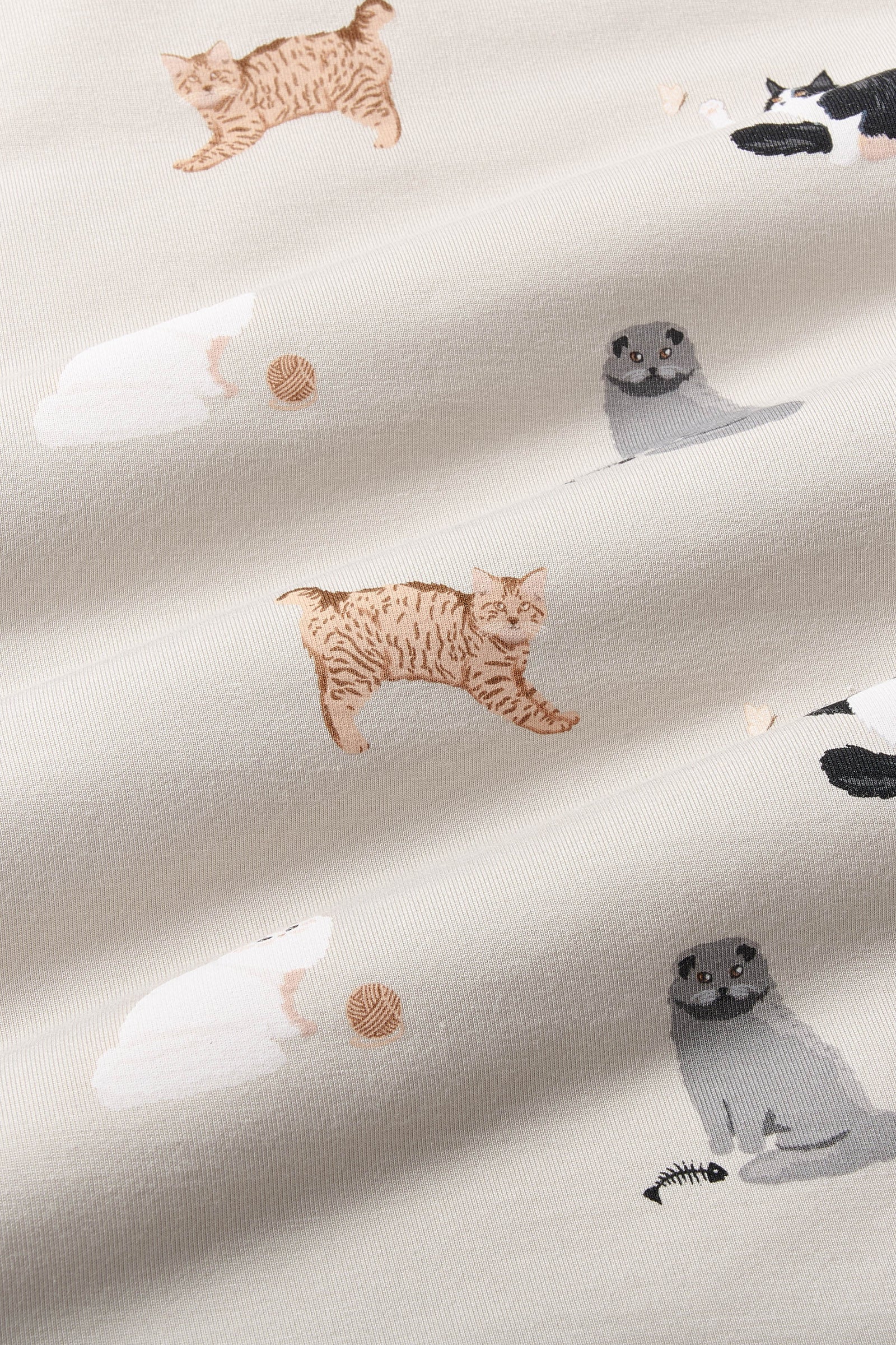 Twin Sheet in Fluffy Cat - Image 3