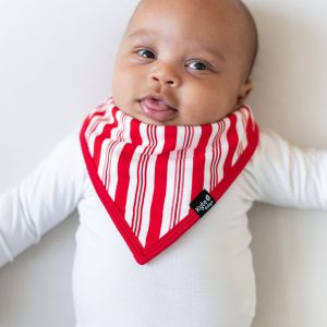 Bib in Peppermint Stripes