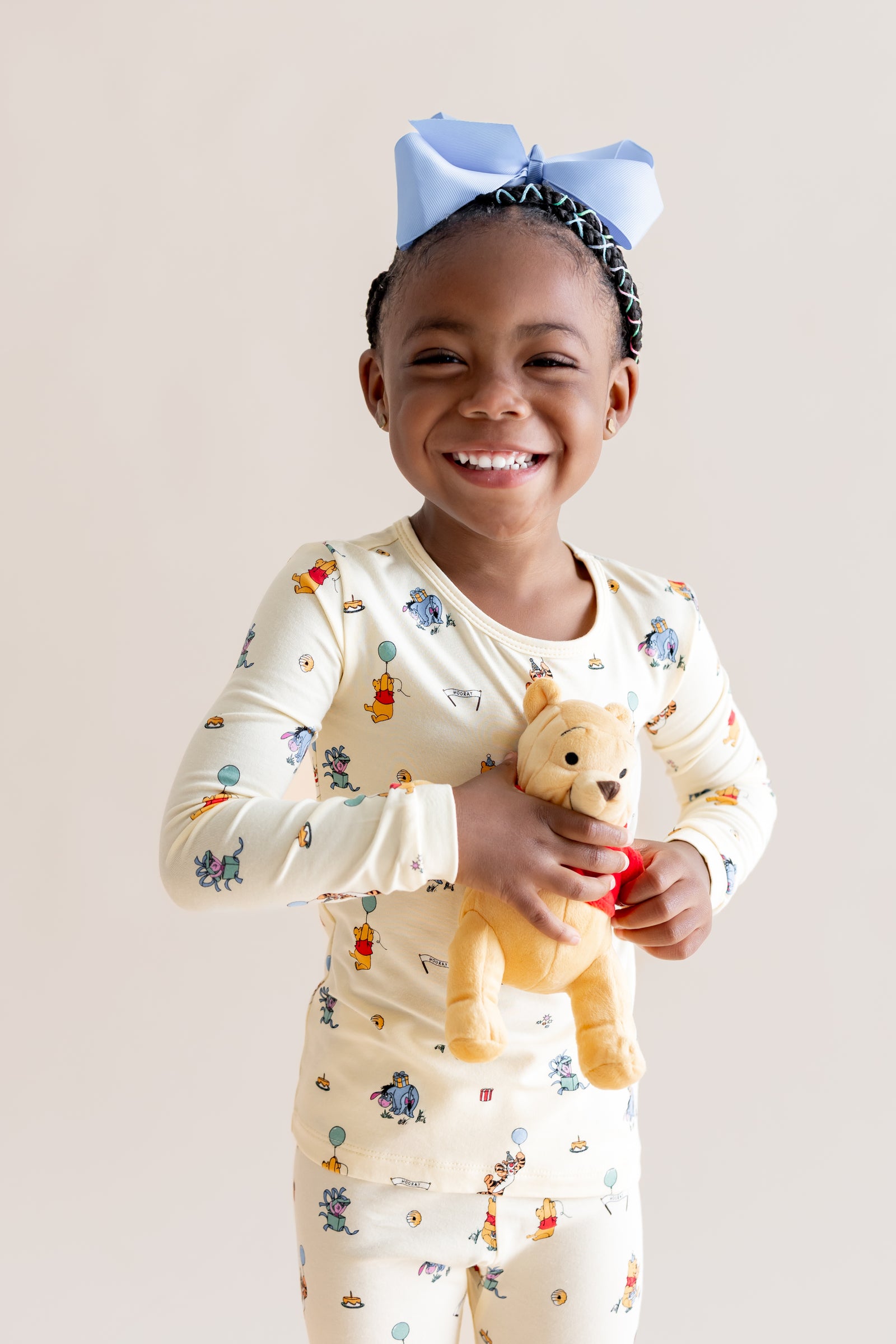 Long Sleeve Pajamas in Winnie the Pooh Celebration - Image 3