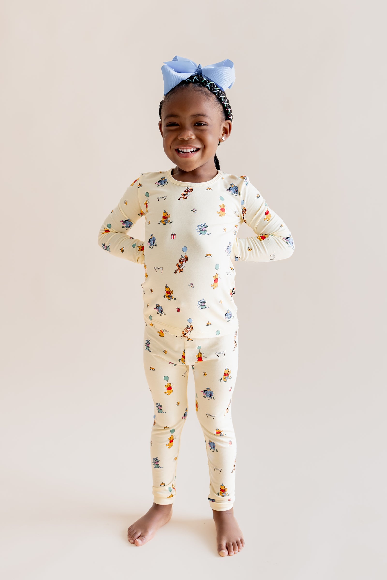 Long Sleeve Pajamas in Winnie the Pooh Celebration - Image 4