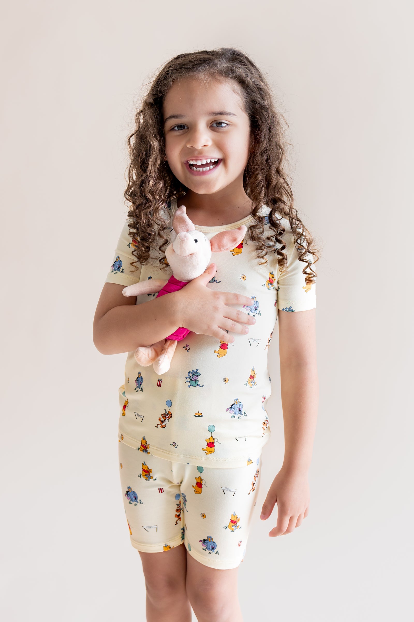 Short Sleeve Pajamas in Winnie the Pooh Celebration - Image 4