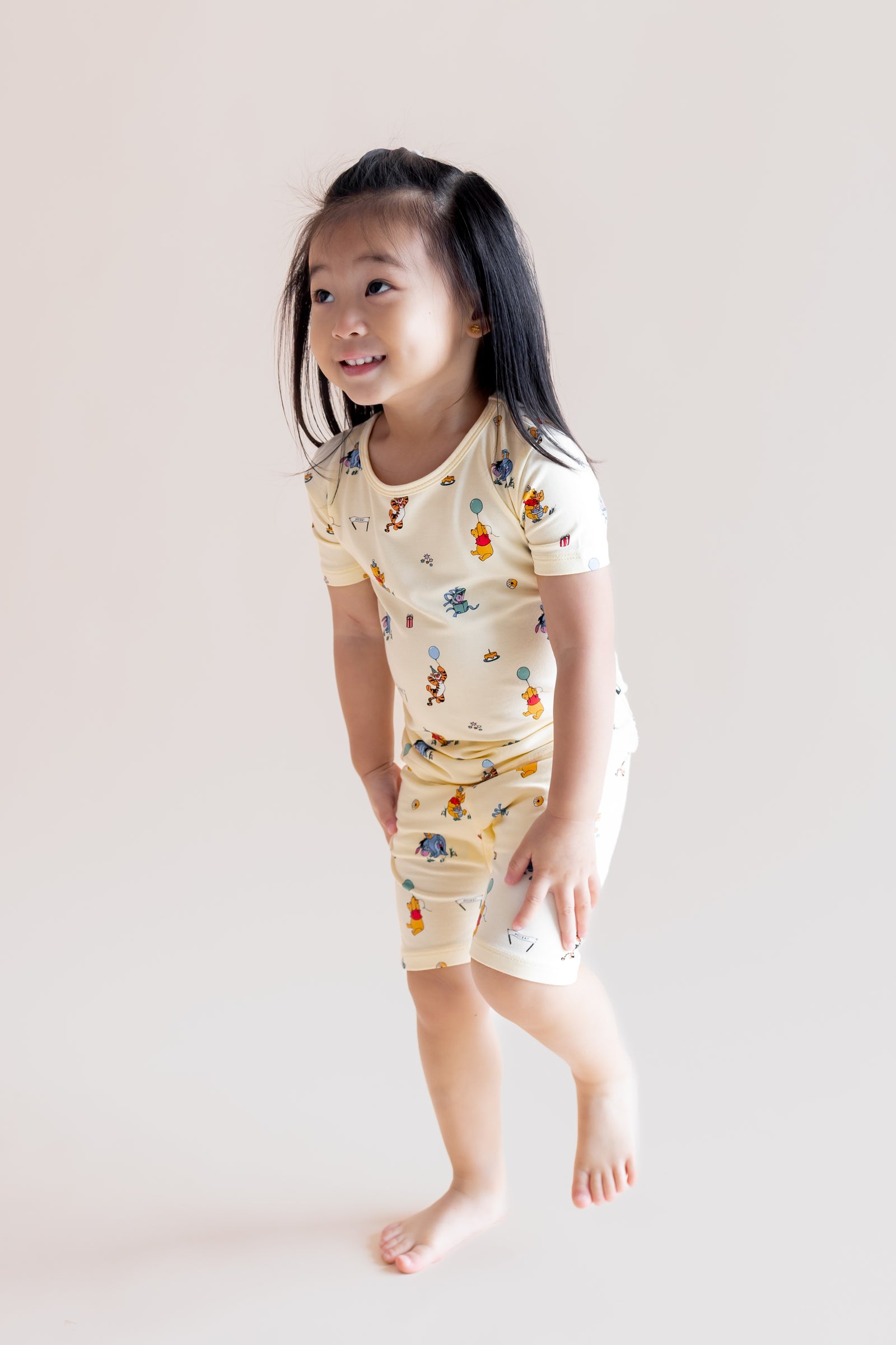 Short Sleeve Pajamas in Winnie the Pooh Celebration - Image 5