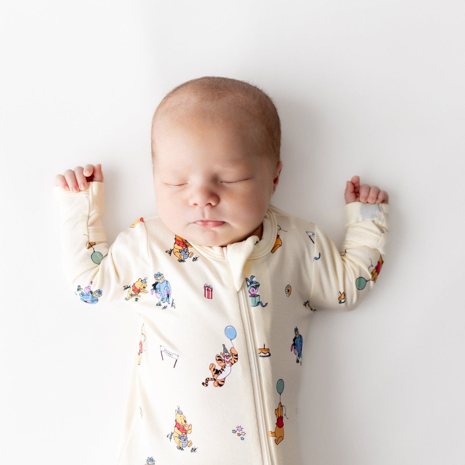 Zippered Footie in Winnie the Pooh Celebration - Image 4