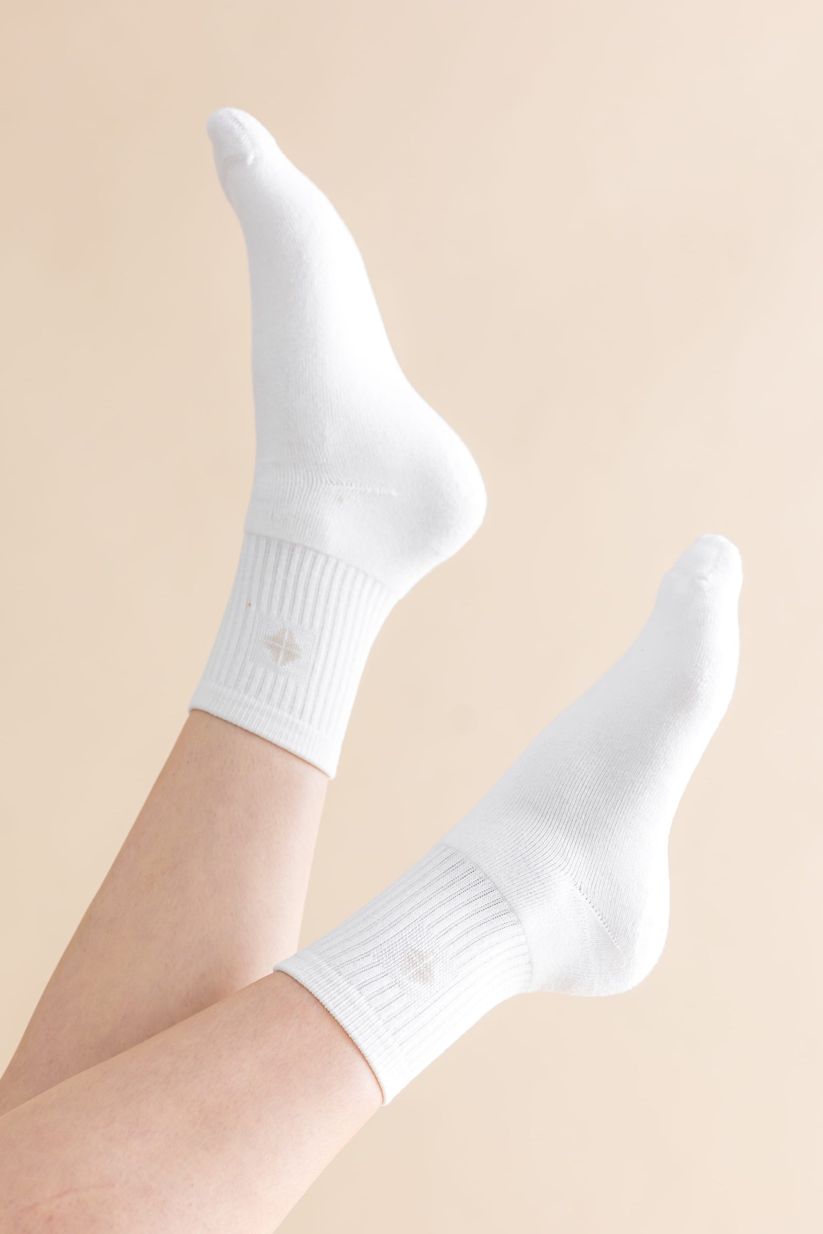 Adult Crew Socks in Cloud - Image 4
