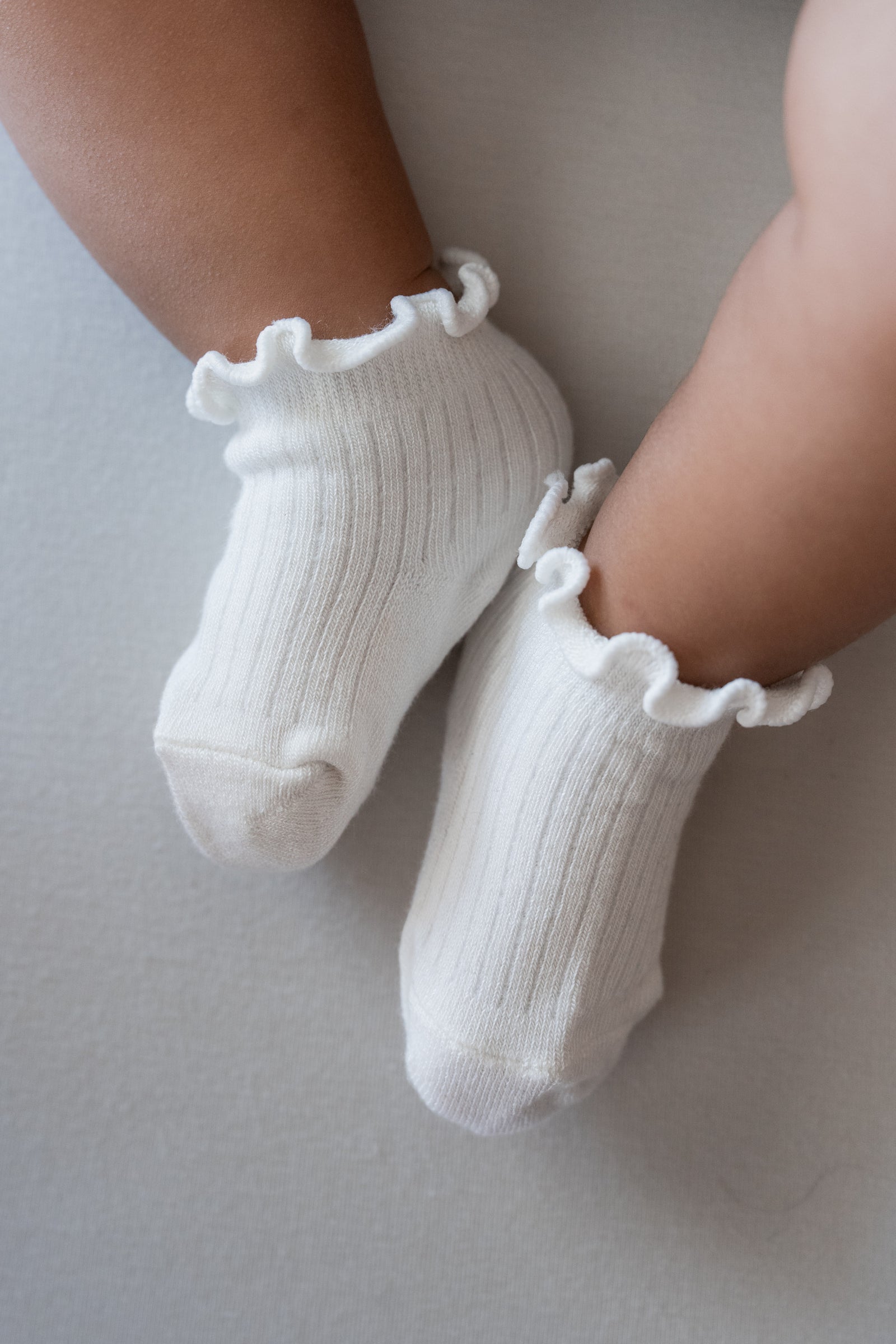 Ruffle Socks Combo 3-Pack in Cloud - Image 2