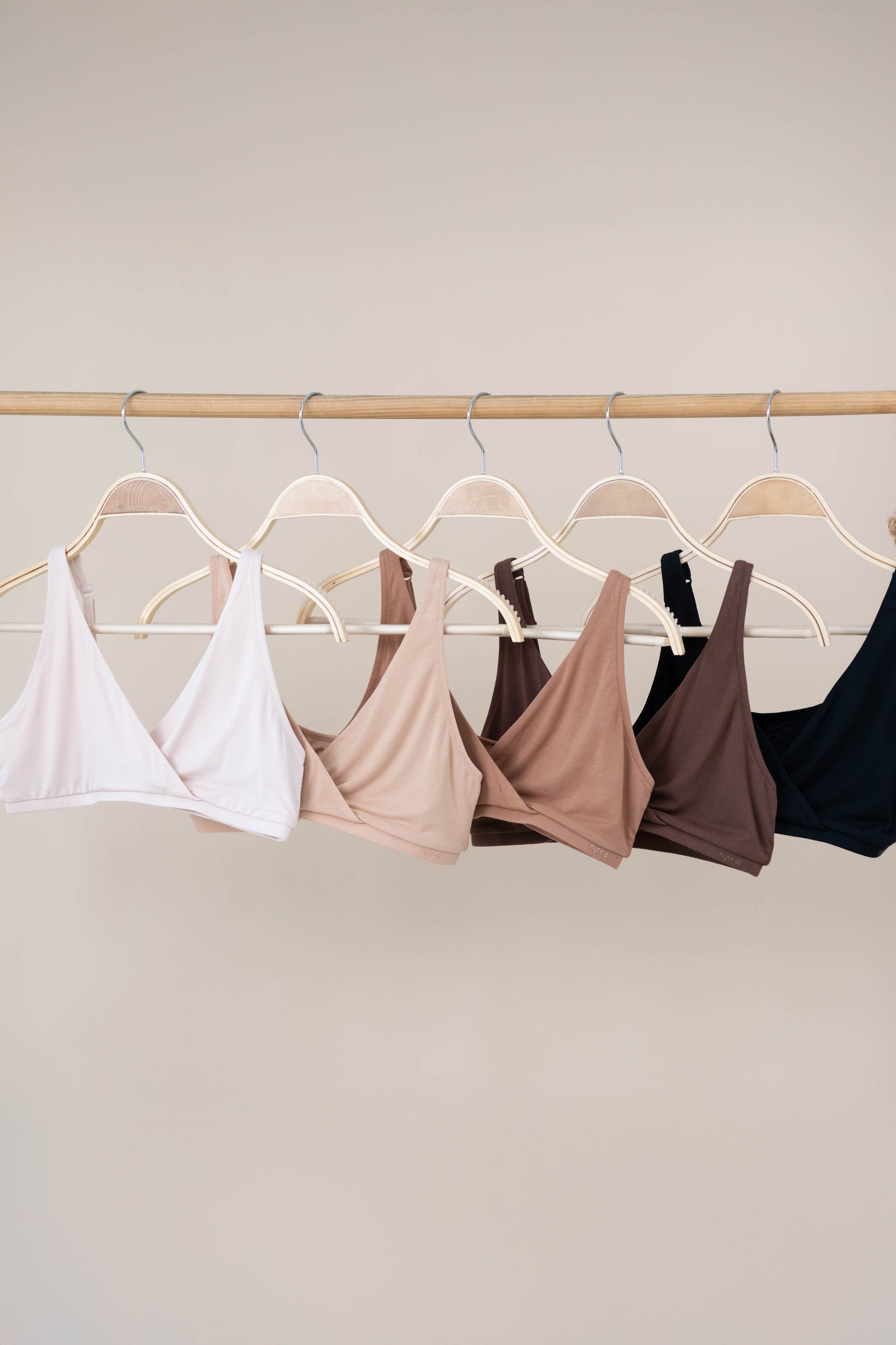 Women's Cross Front Bralette in Toffee - Image 5