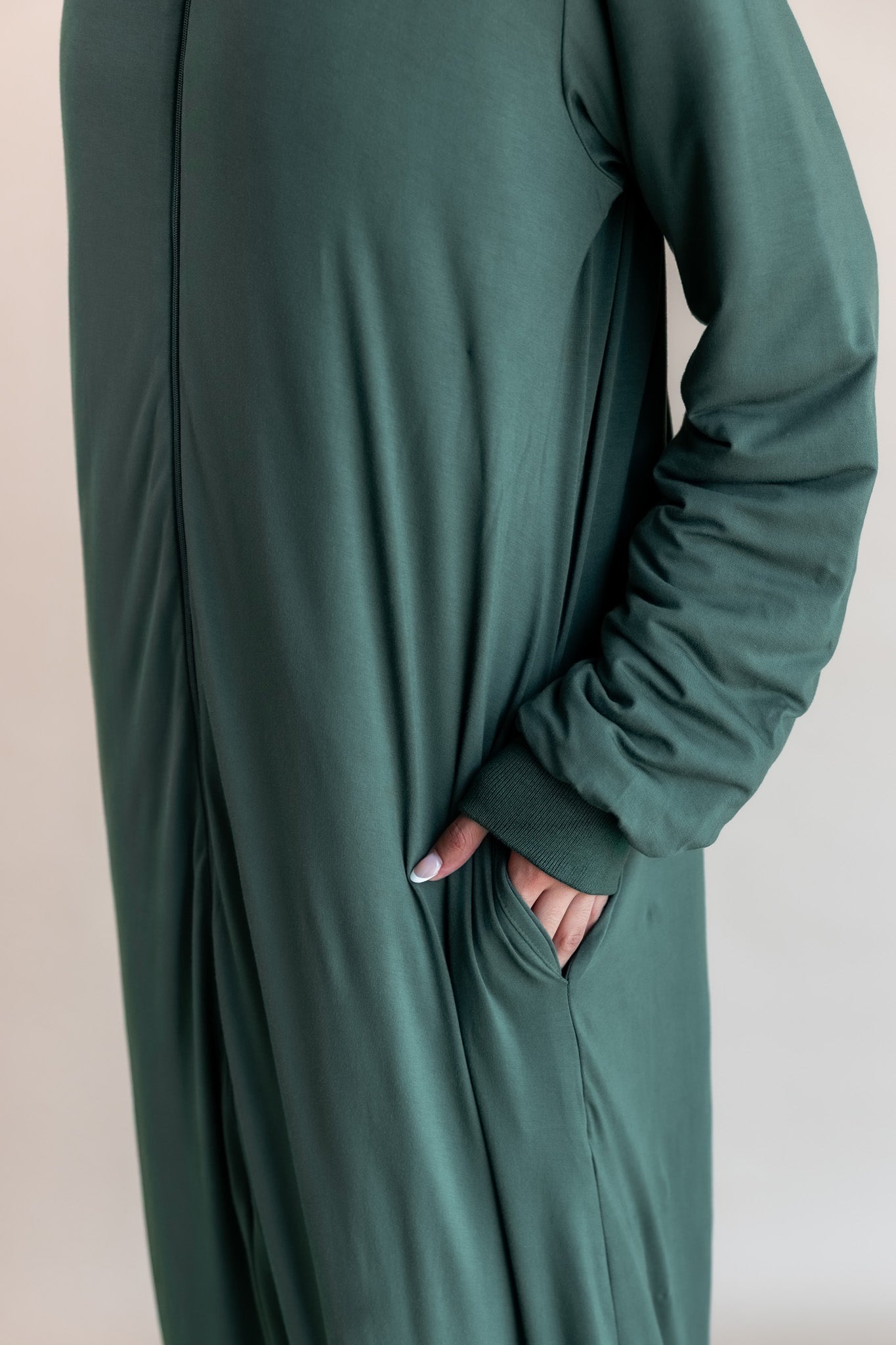 Long Sleeve Adult Sleep Bag Walker in Cypress - Image 4