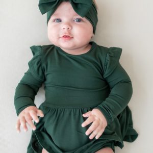 Bow Headband in Cypress