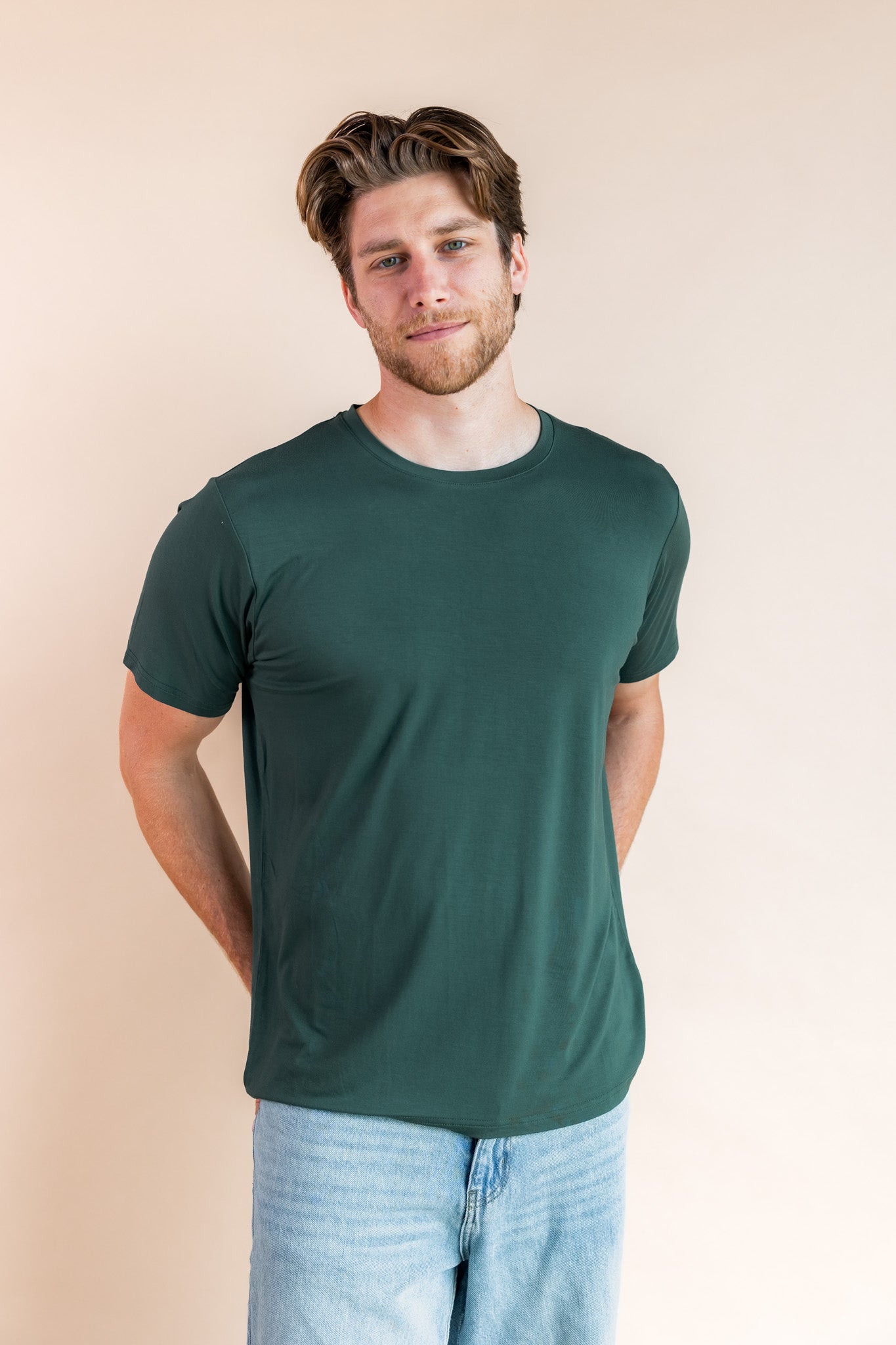 Men's Crew Neck Tee in Cypress - Image 3
