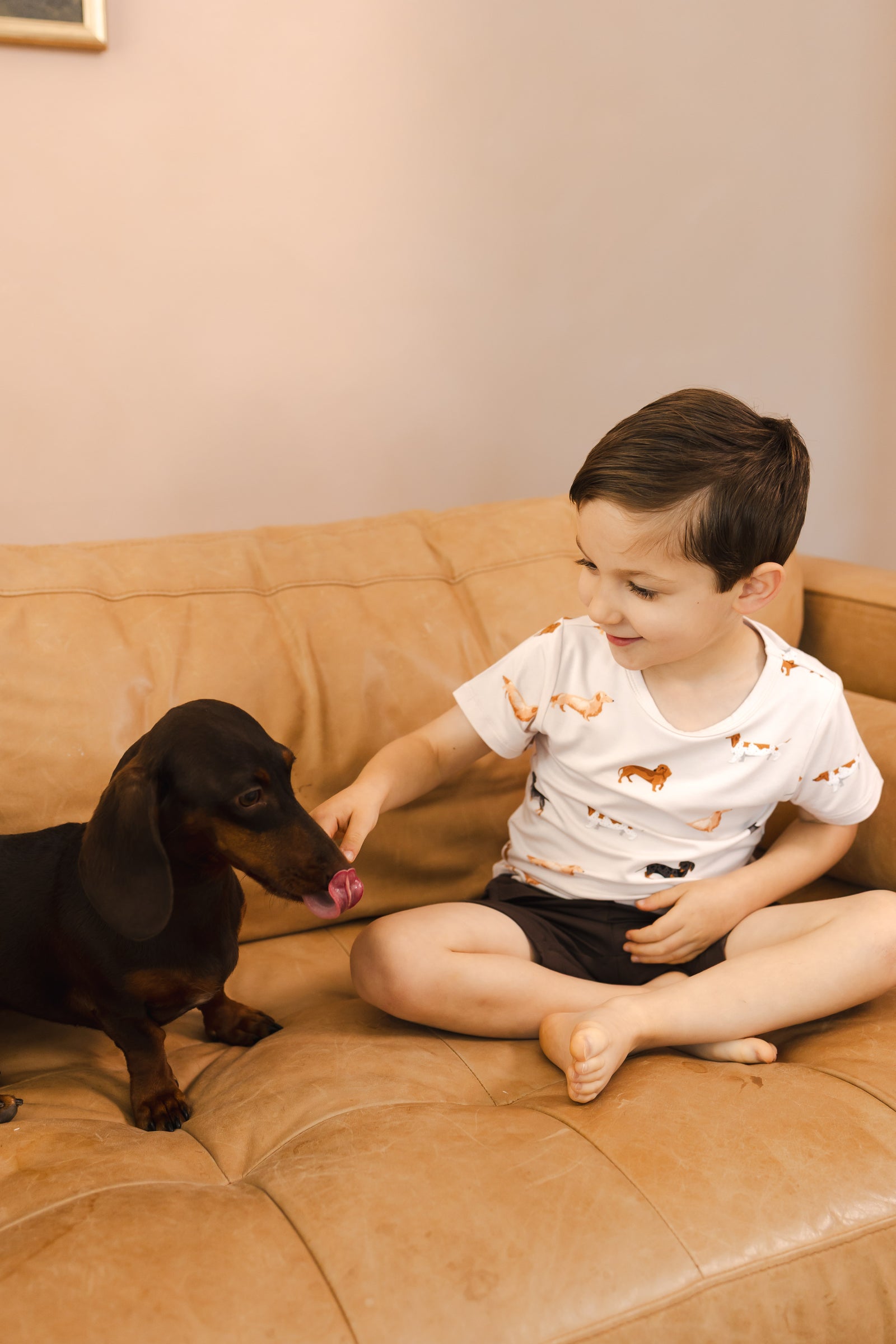 Toddler Basic Tee in Dachshund - Image 4