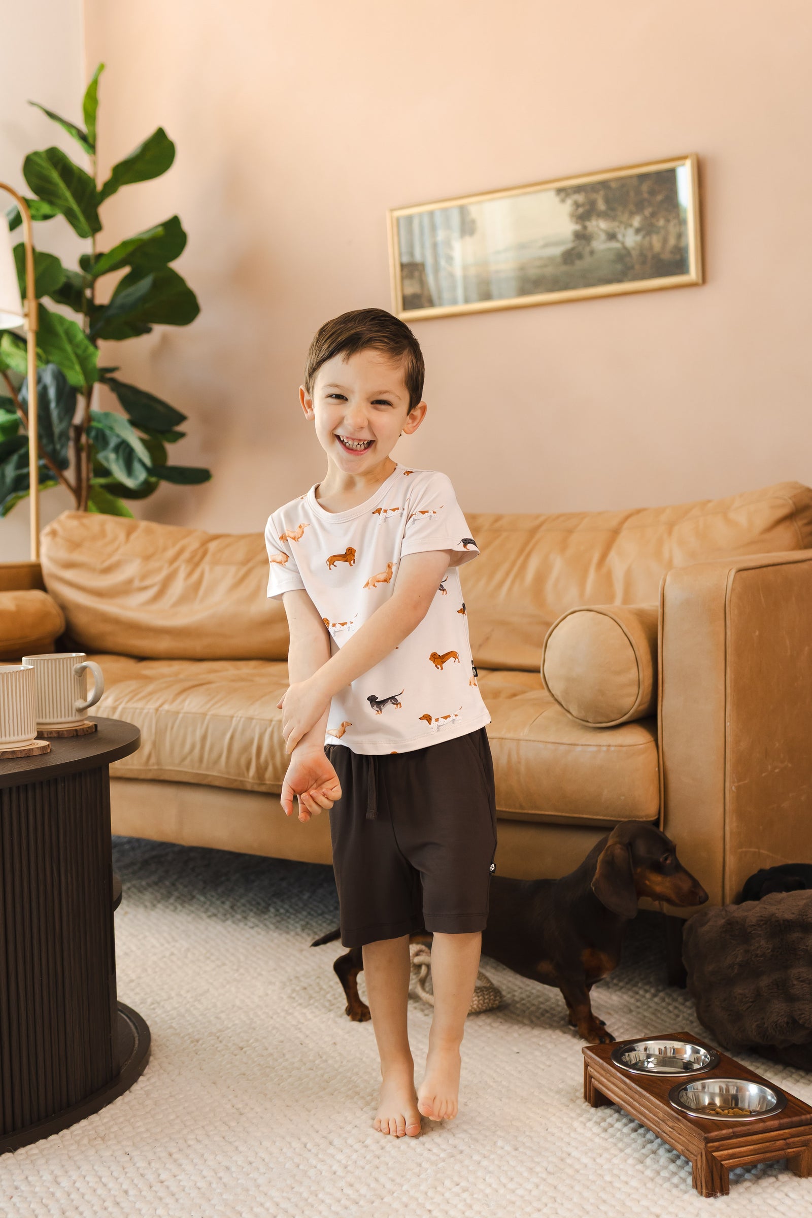 Toddler Basic Tee in Dachshund - Image 3