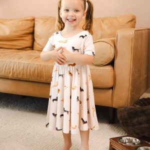 Twirl Dress in Dachshund