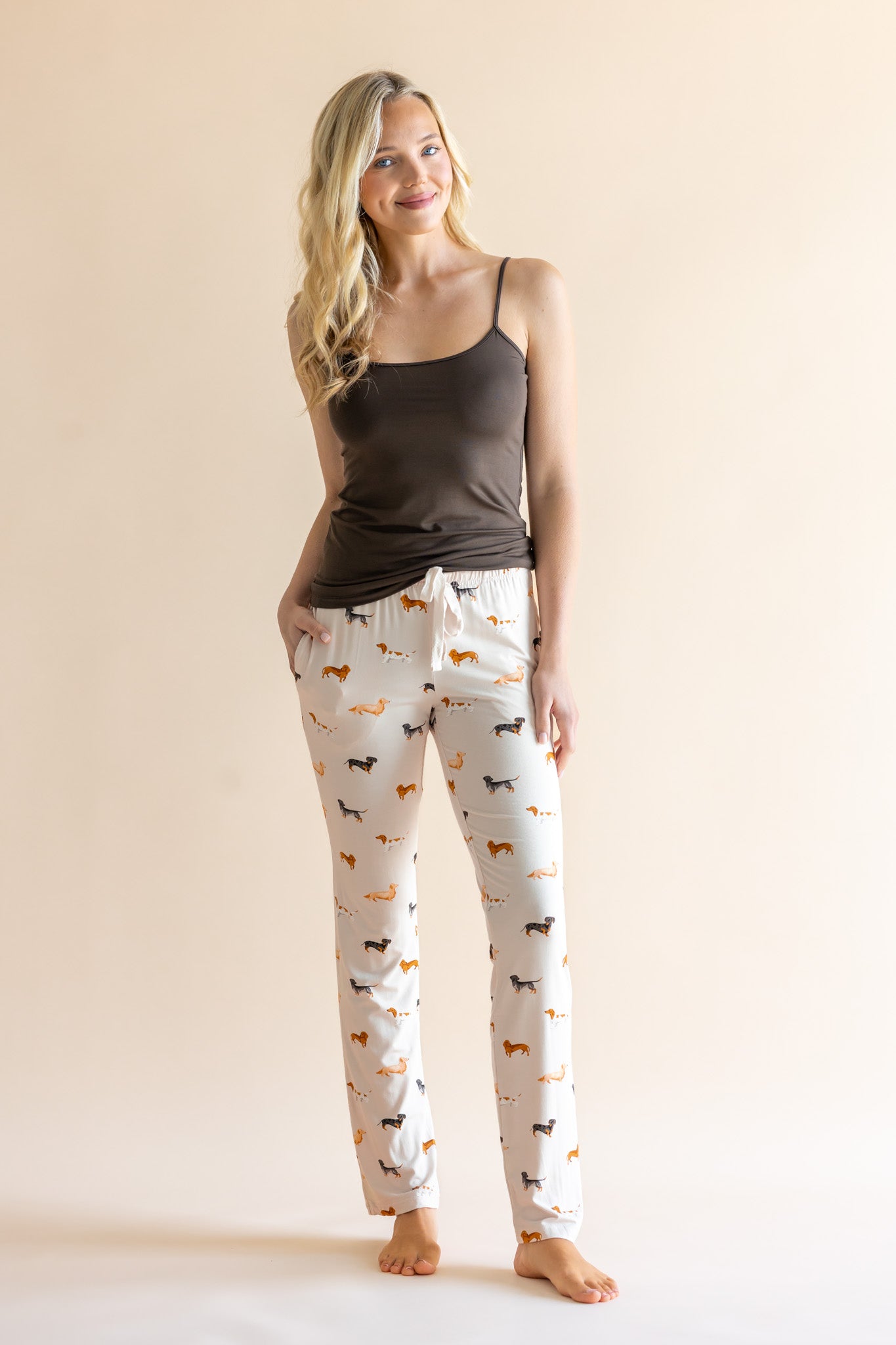 Women's Lounge Pants in Dachshund - Image 6