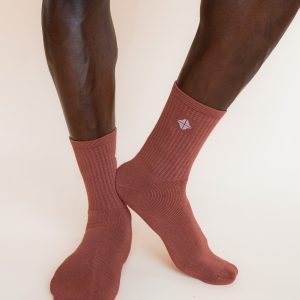 Adult Crew Socks in Ember