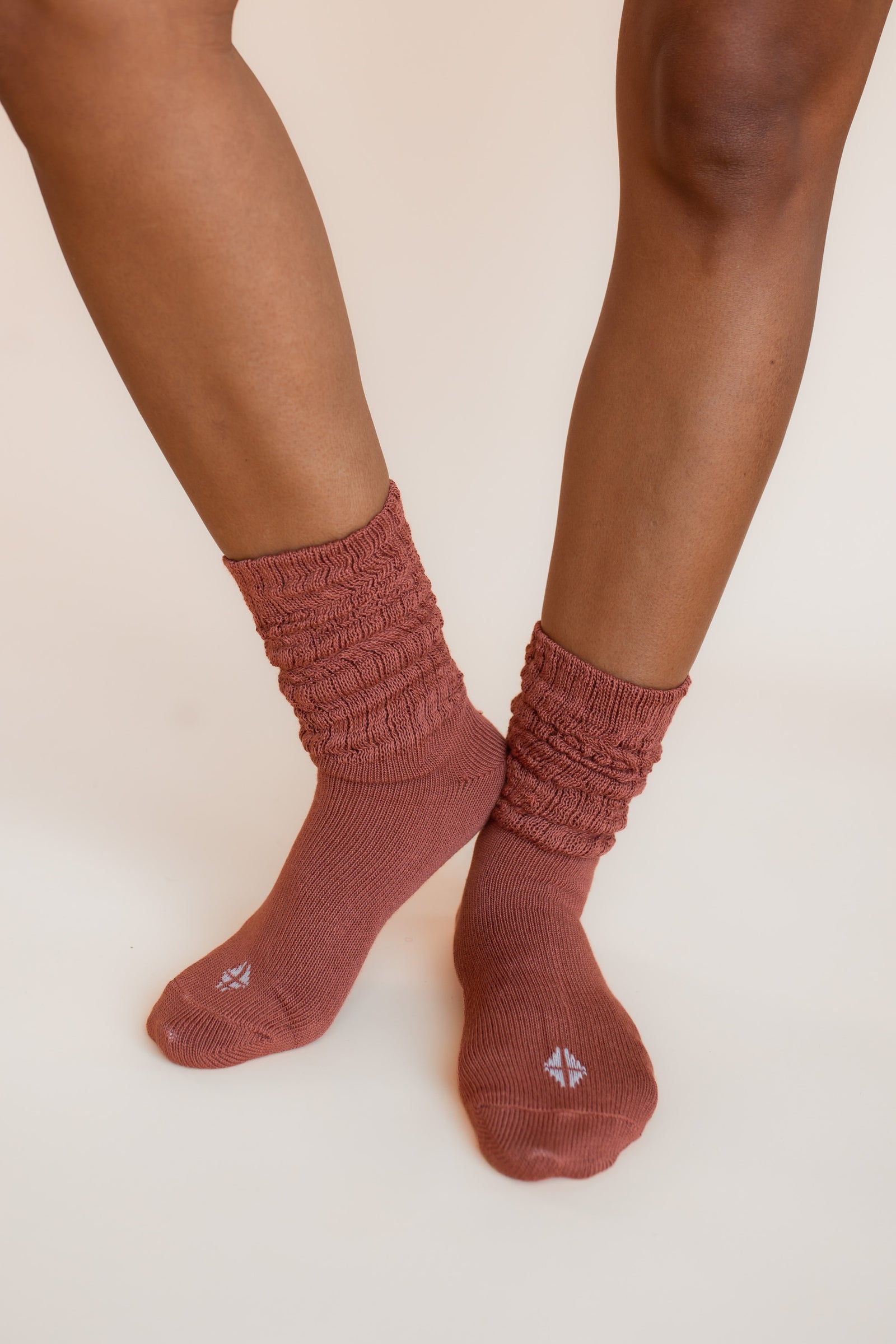 Adult Scrunch Socks in Ember - Image 3