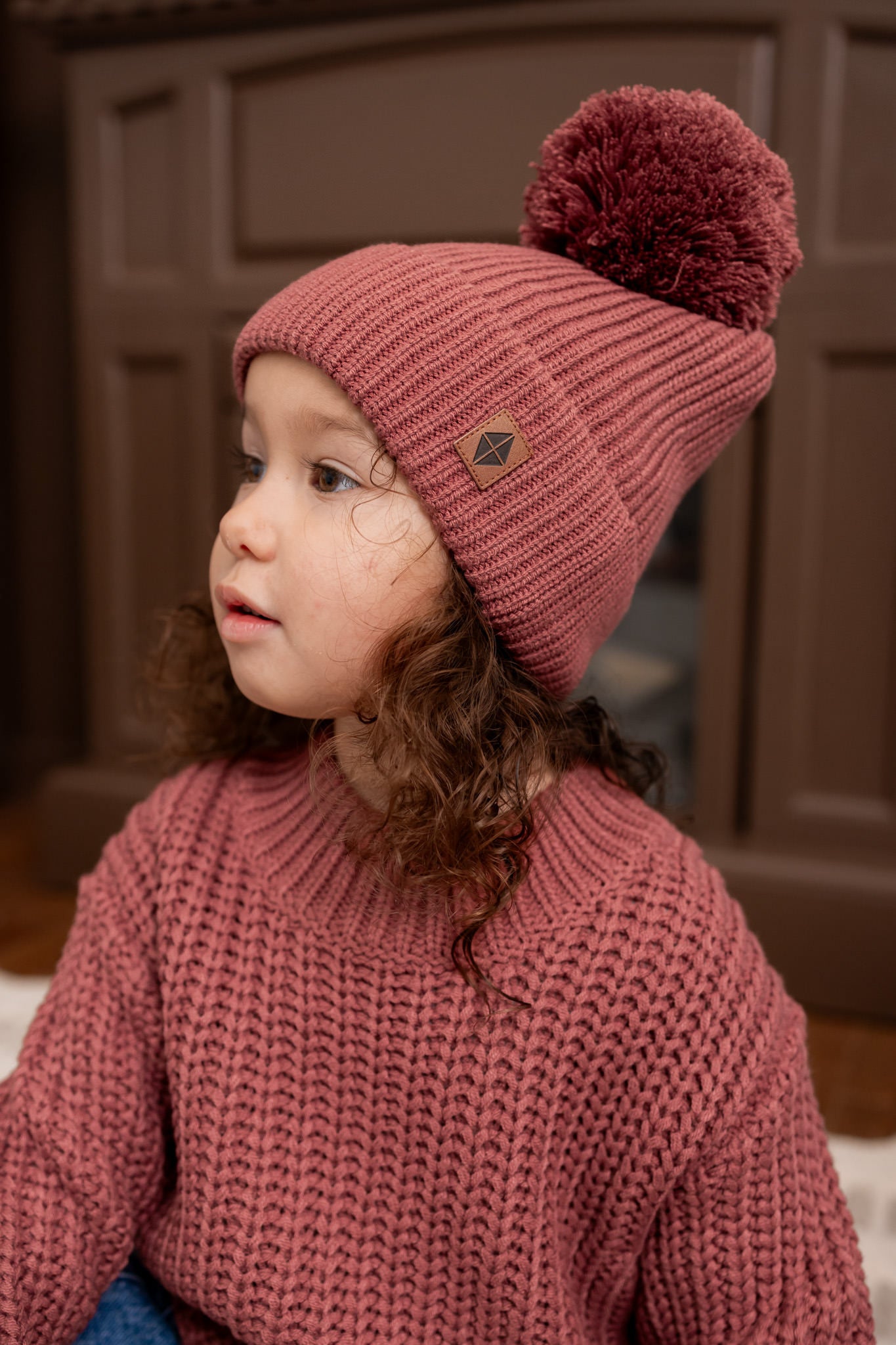 Chunky Knit Sweater in Ember - Image 4