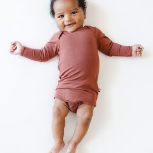 Long Sleeve Bodysuit in Ember