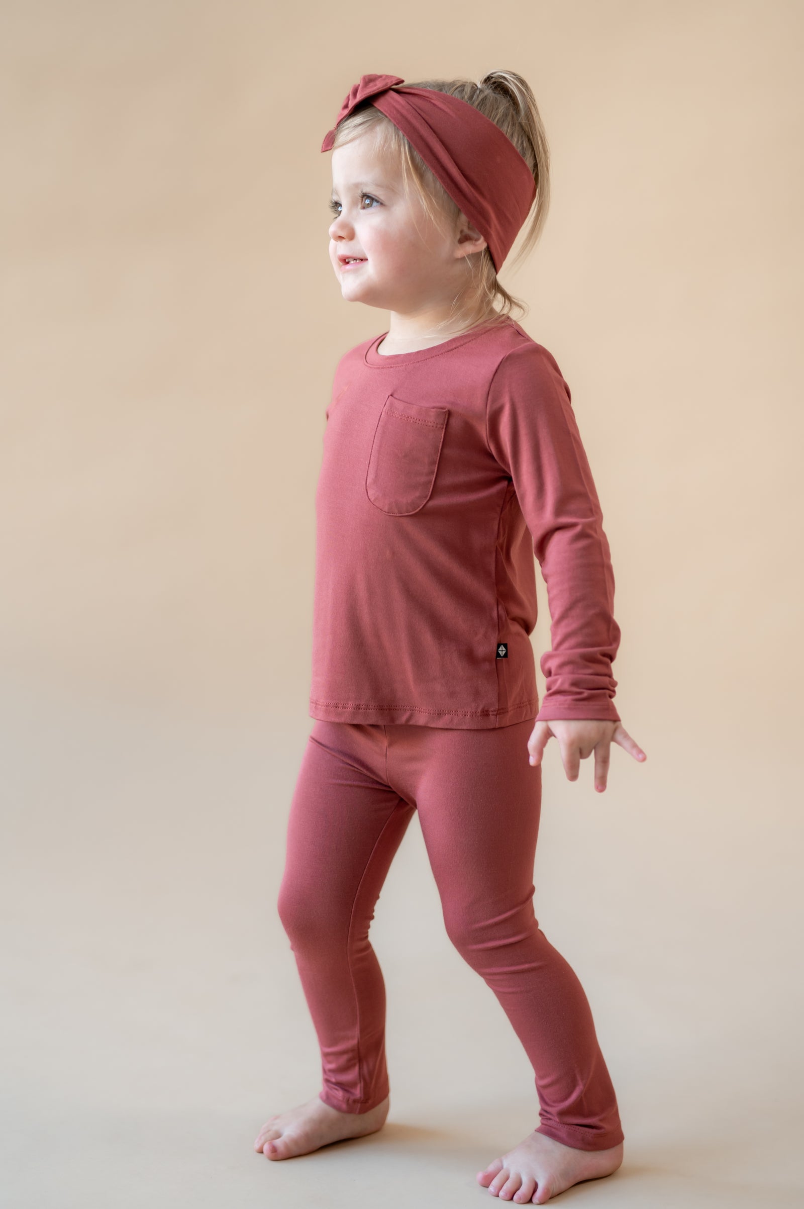 Toddler Leggings in Ember - Image 4