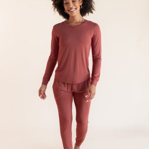 Women's Jogger Pajama Set in Ember