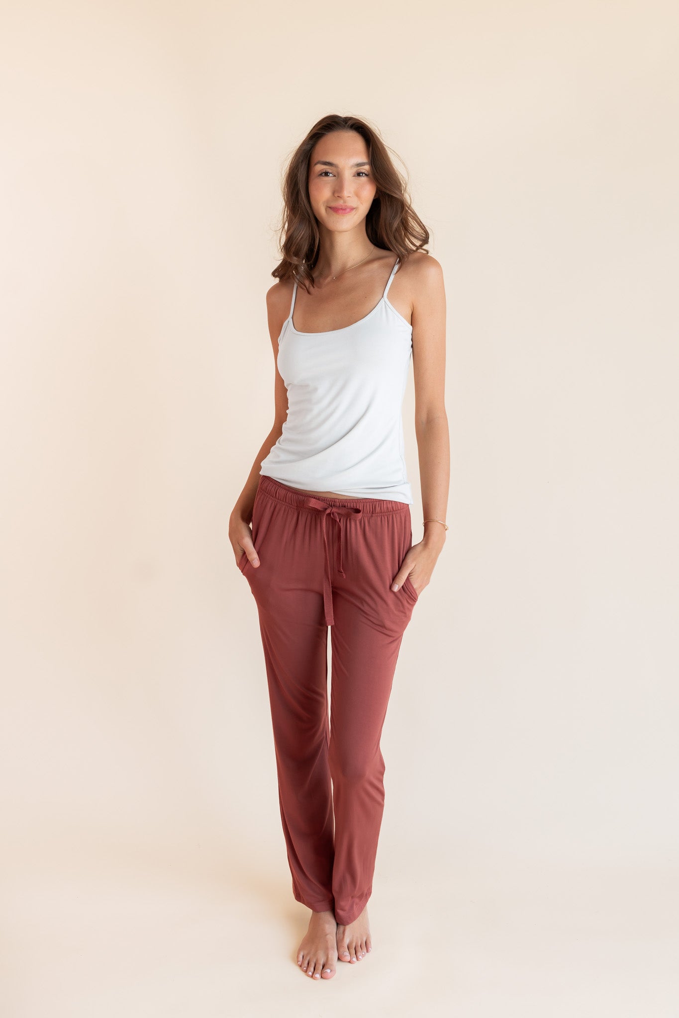 Women's Lounge Pants in Ember - Image 2