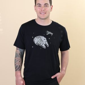 Men's Crew Neck Tee in Millennium Falcon™