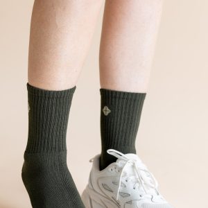 Adult Crew Socks in Fir