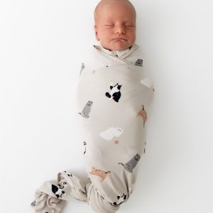 Swaddle Blanket in Fluffy Cat