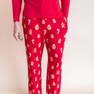 Men's Lounge Pants in Gingerbread