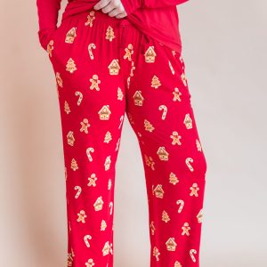 Women's Lounge Pants in Gingerbread