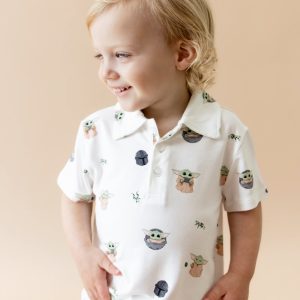Toddler Short Sleeve Polo in Grogu™