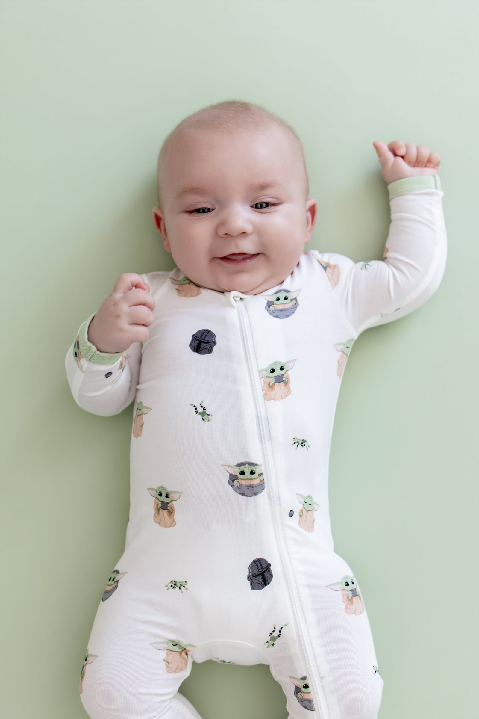 Zippered Romper in Grogu™ - Image 3