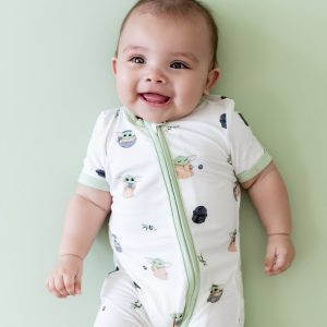 Zipper Shortall Romper in Grogu™