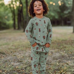Long Sleeve Jogger Set in Groot