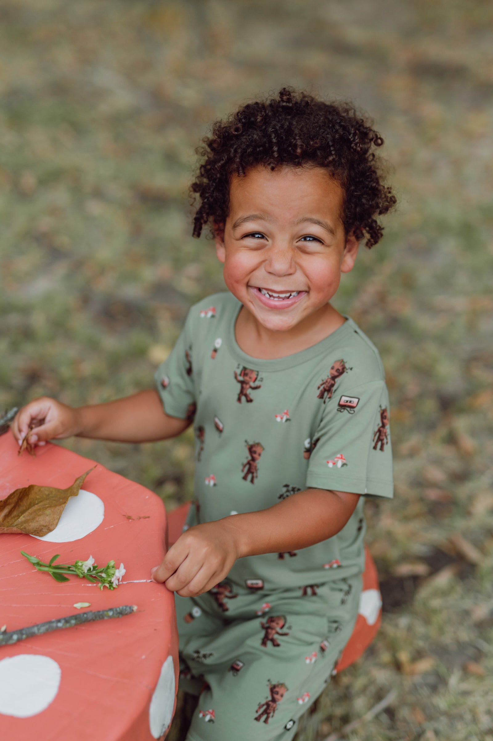 Toddler Basic Tee in Groot - Image 4